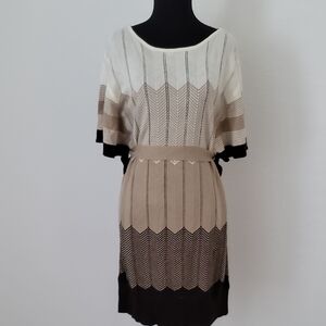 Lightweight Women's Chevron Knit Dress